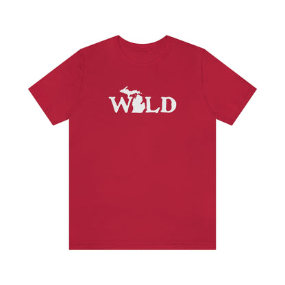 Michigan 'Wild' T-Shirt (Woodcut Font) | Unisex Standard Fit