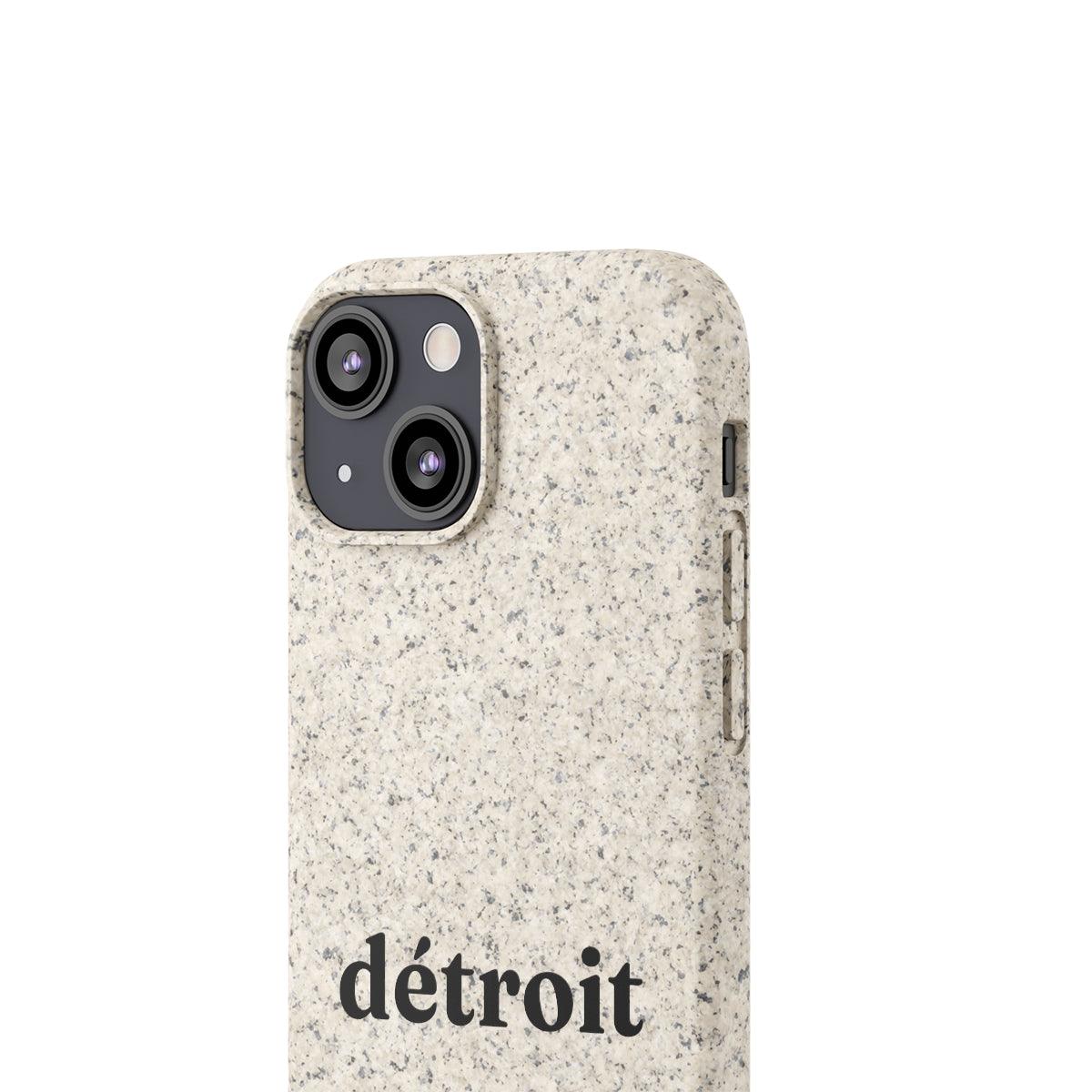 'Détroit' Phone Cases (Old Style Serif Font) | Android & iPhone - Circumspice Michigan