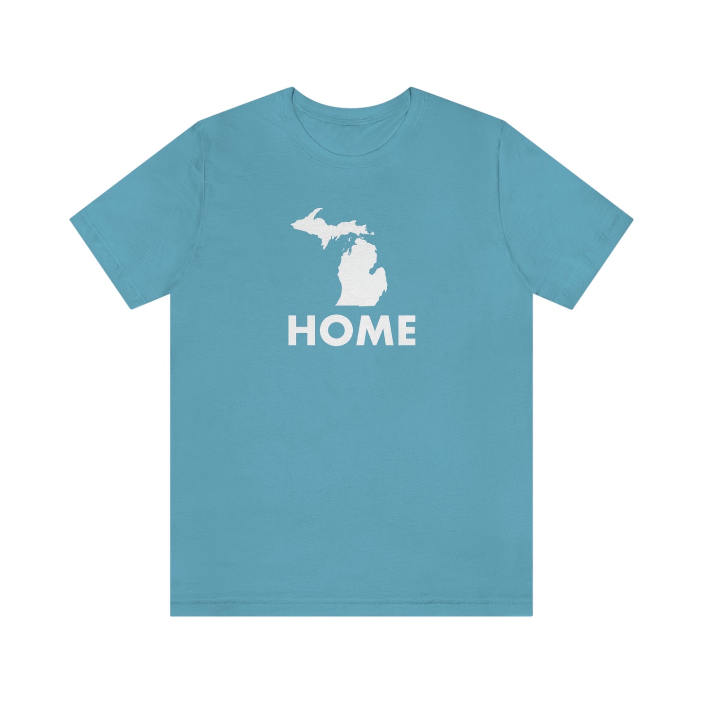 Michigan 'Home' T-Shirt (Geometric Sans Font) | Unisex Standard Fit