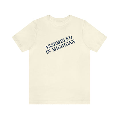 'Assembled in Michigan' T-Shirt | Unisex Standard Fit