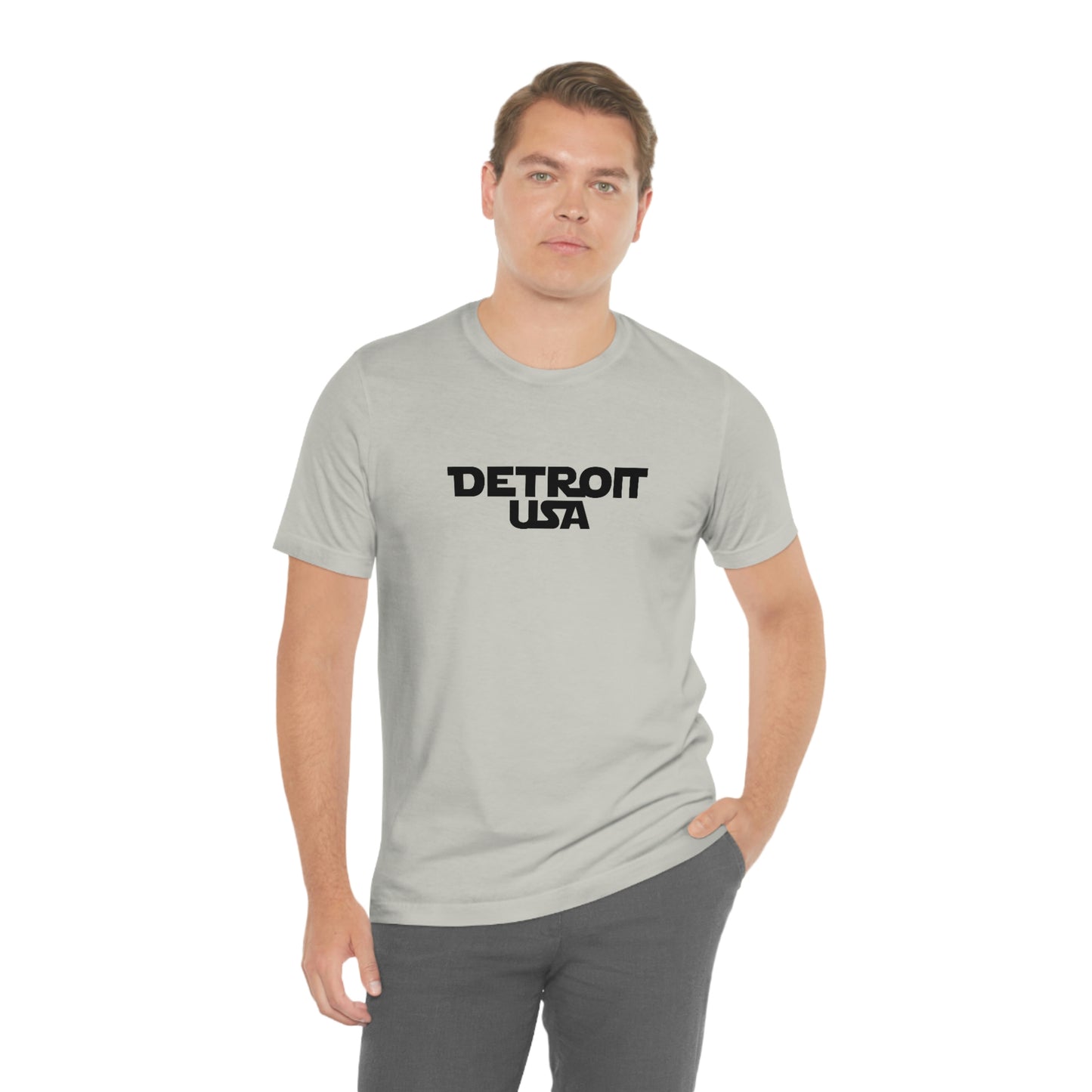 'Detroit USA' T-Shirt (1970s Epic Sci-Fi Parody) | Unisex Standard Fit