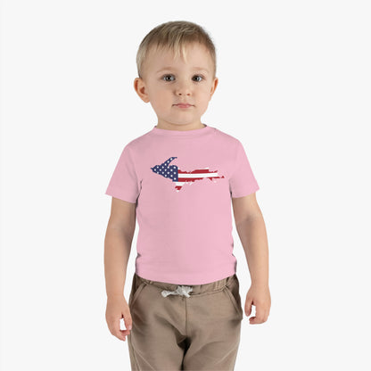 Michigan Upper Peninsula Infant T-Shirt (w/ UP USA Flag Outline) | Short Sleeve