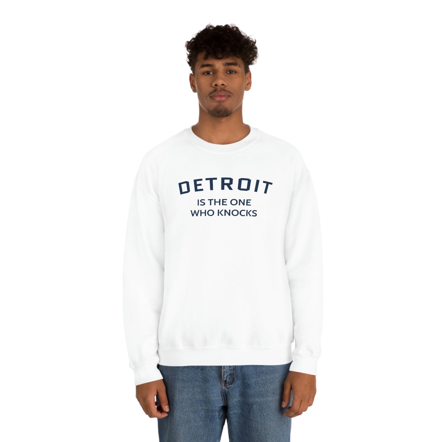 'Detroit is the One Who Knocks' Sweatshirt | Unisex Standard