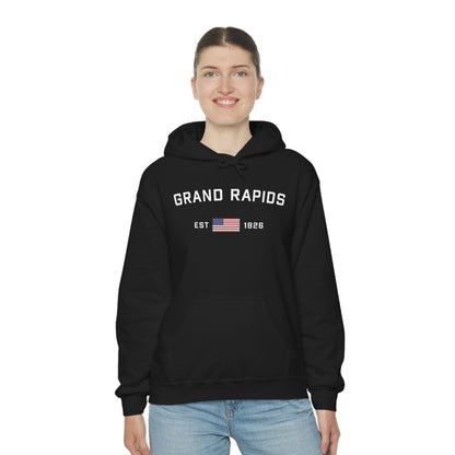 'Grand Rapids EST 1826' (w/USA Flag Outline) | Unisex Standard