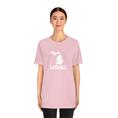 Michigan 'Home' T-Shirt (Geometric Sans Font) | Unisex Standard Fit