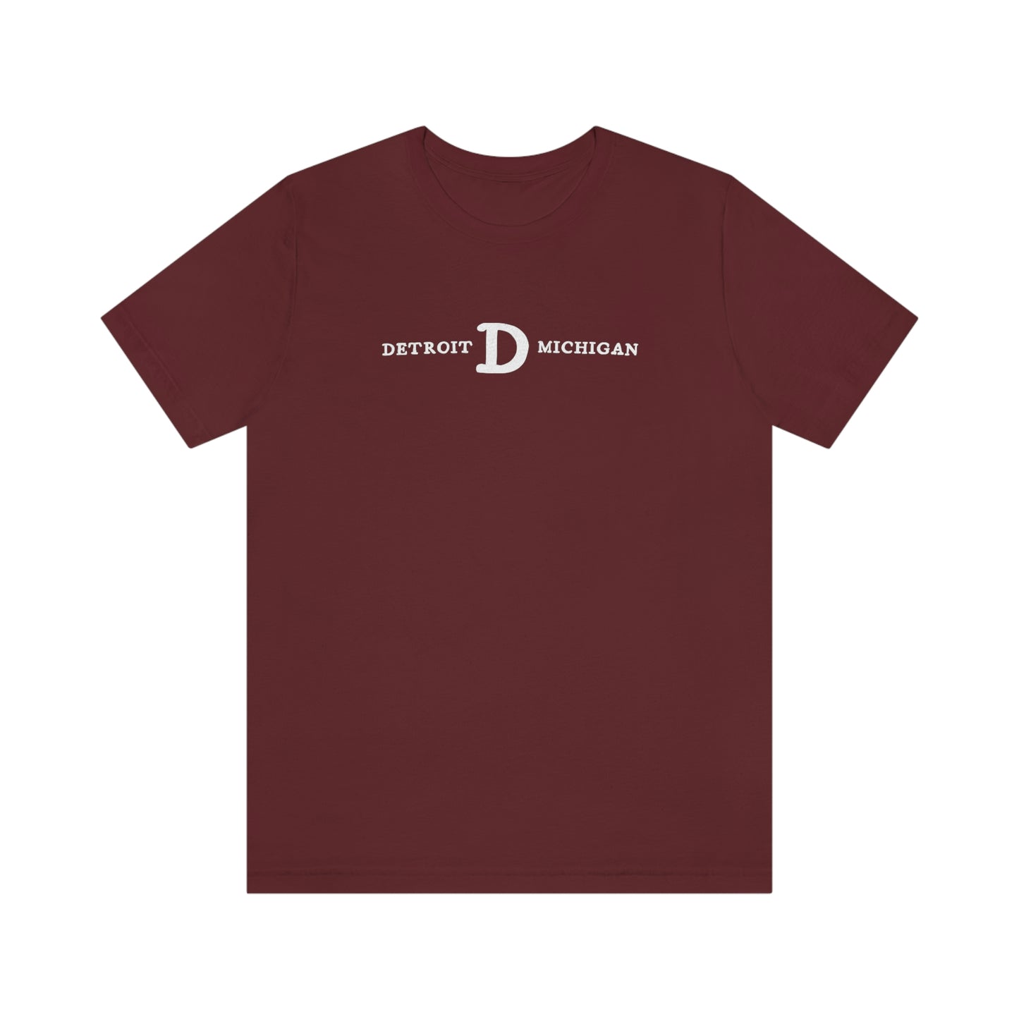 'Detroit Michigan' T-Shirt (w/ Old French D) | Unisex Standard Fit