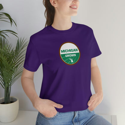 'Michigan Grown' T-Shirt (Agricultural Certification Parody) | Unisex Standard Fit