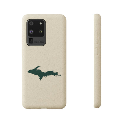 Michigan Upper Peninsula Biodegradable Phone Cases (w/ Green UP Outline) | Samsung Android