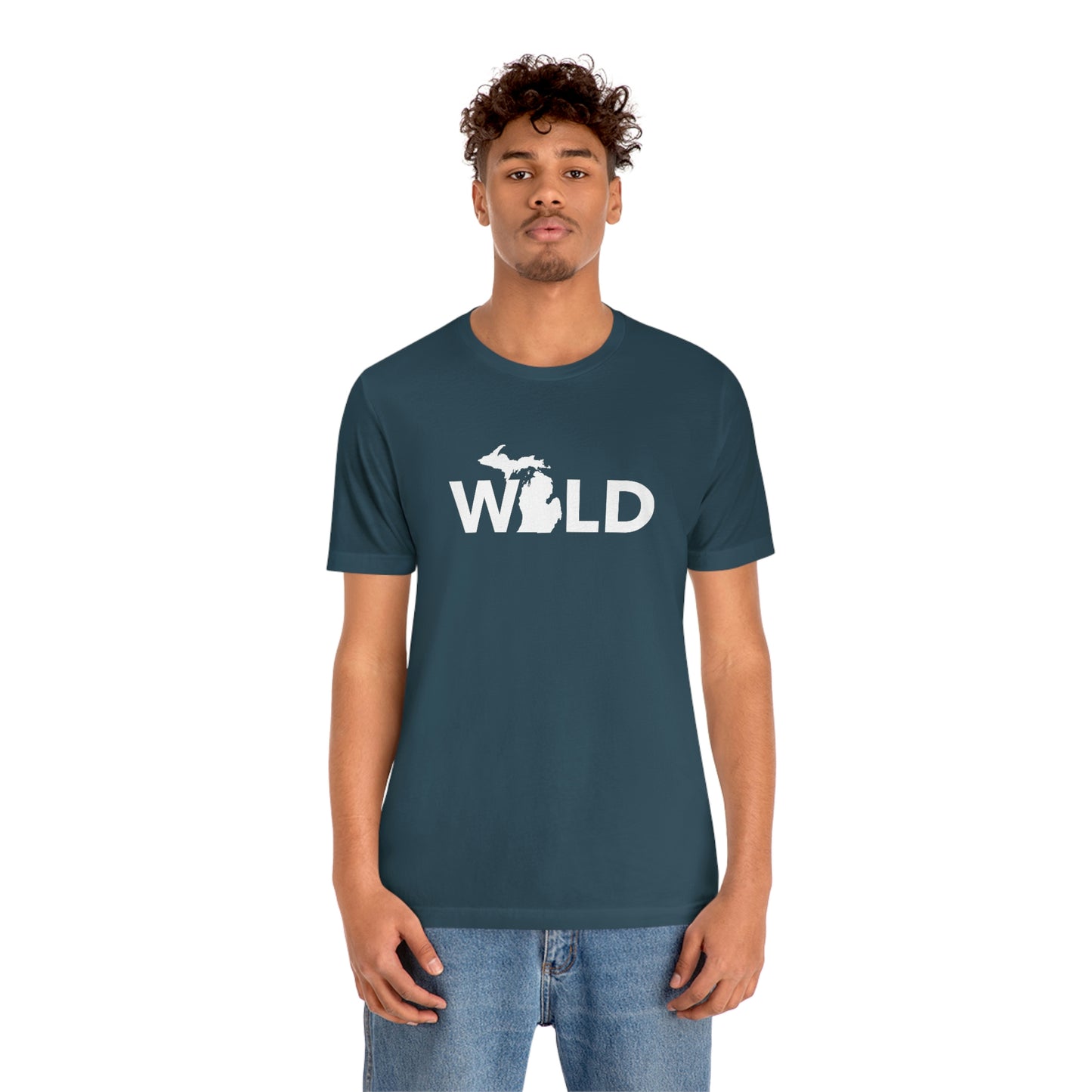 Michigan 'Wild' T-Shirt (Geometric Sans Font) | Unisex Standard Fit