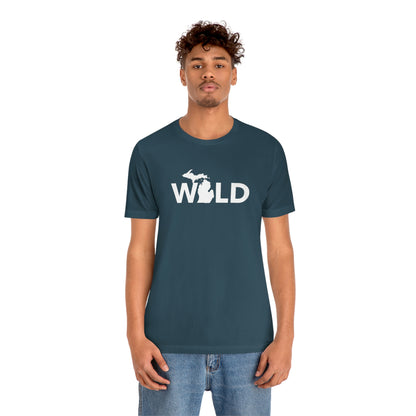 Michigan 'Wild' T-Shirt (Geometric Sans Font) | Unisex Standard Fit