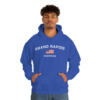 'Grand Rapids Michigan' (w/USA Flag Outline) | Unisex Standard