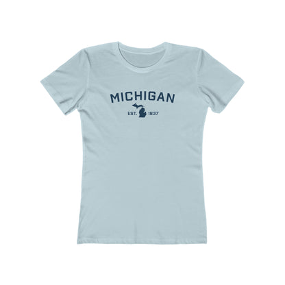 'Michigan EST 1837' | Women's Boyfriend Cut