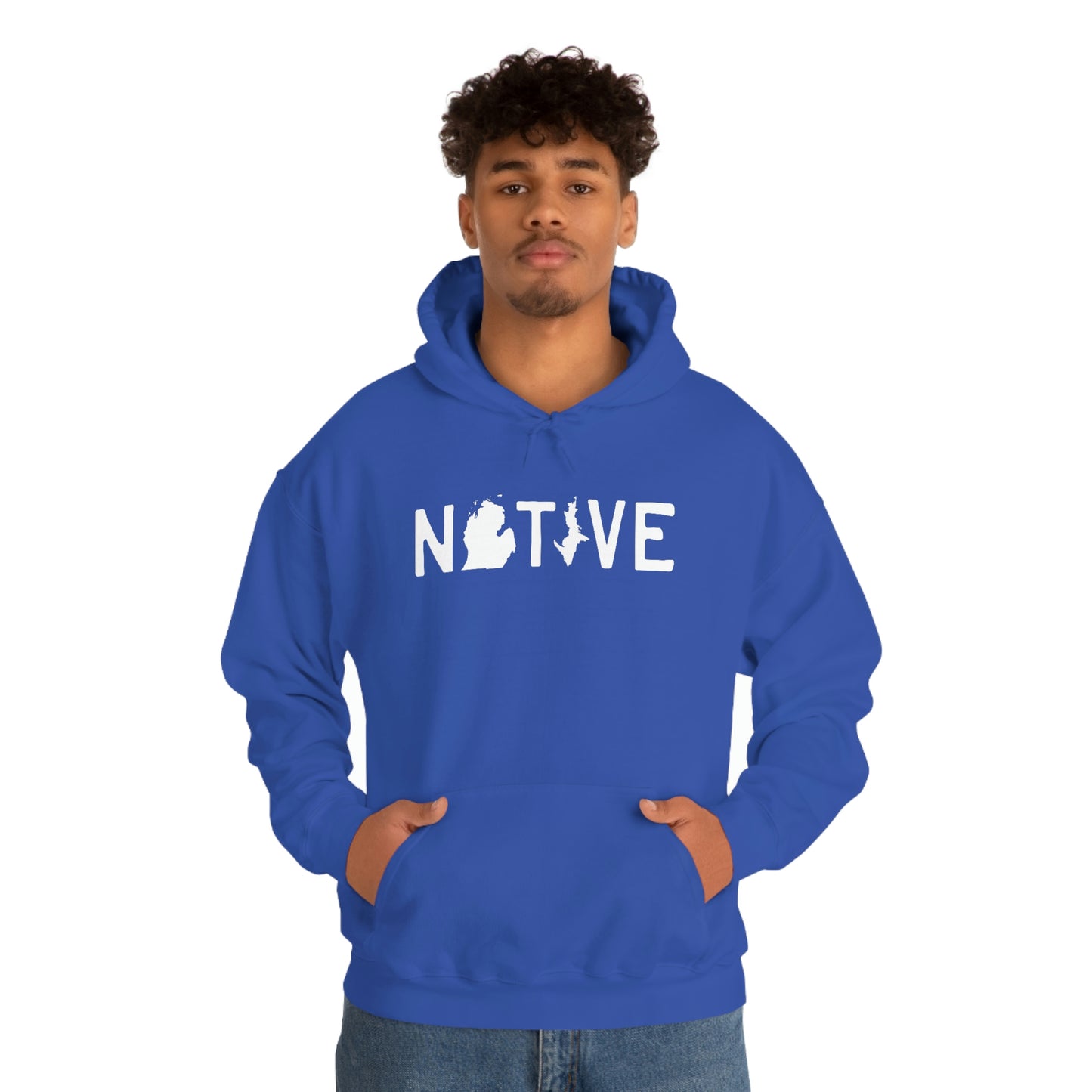 Michigan 'Native' Hoodie (Licence Plate Font) | Unisex Standard