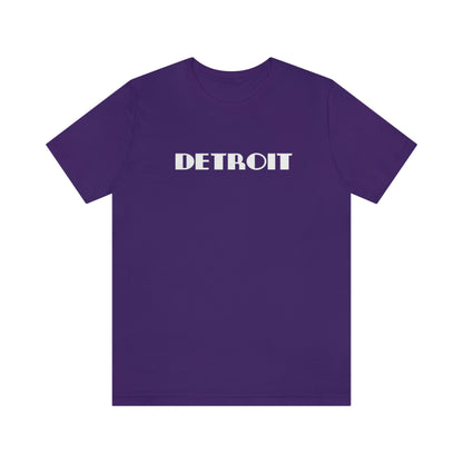 'Detroit' T-Shirt (Art Deco Font) | Unisex Standard Fit