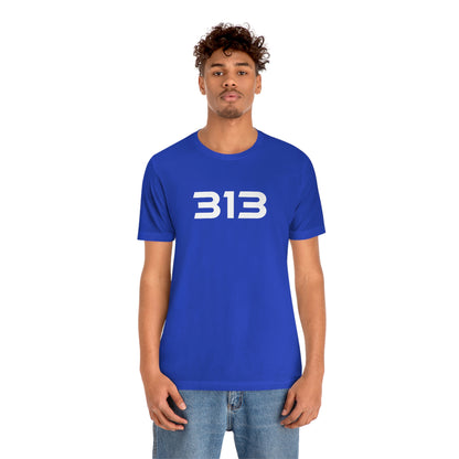 Detroit '313' T-Shirt (Futuristic Sans Font) | Unisex Standard Fit