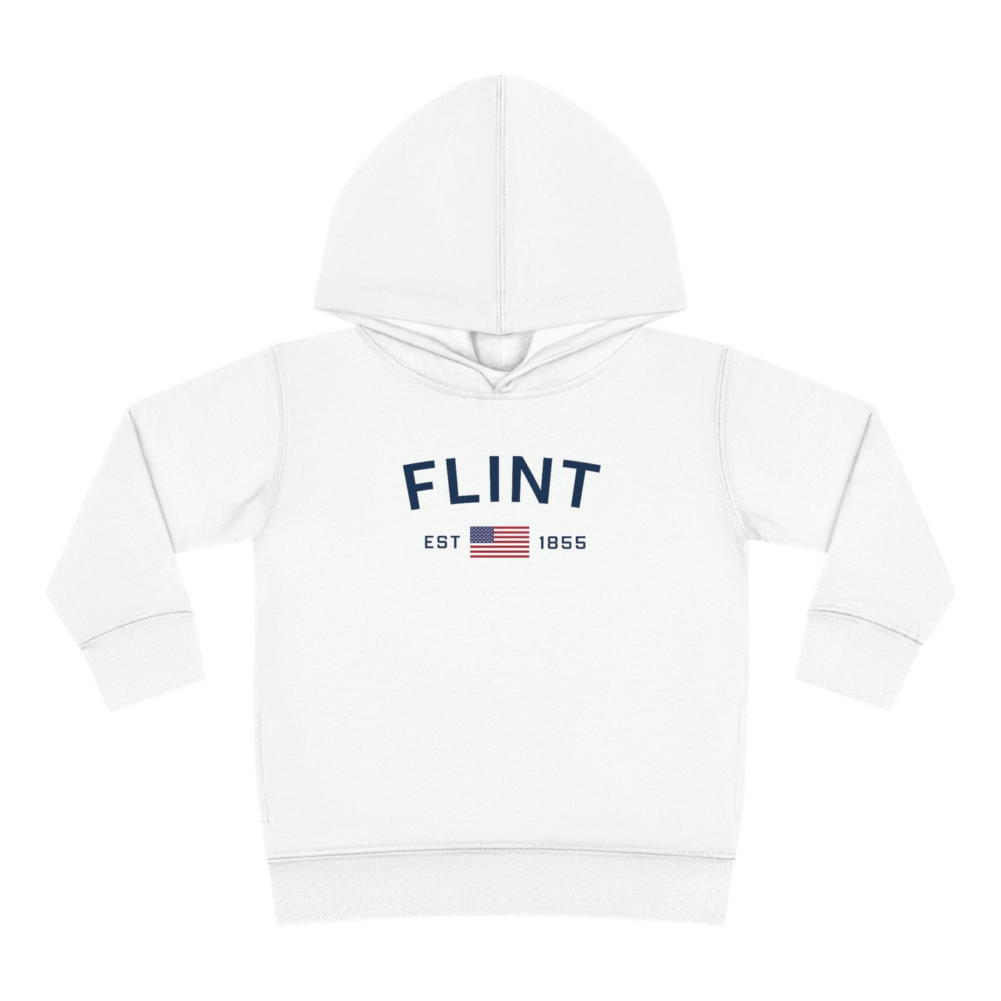 'Flint EST 1855' Hoodie (Whimsical Sans Font) | Unisex Toddler