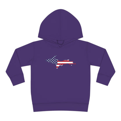 Michigan Upper Peninsula Hoodie (w/ UP USA Flag Outline) | Unisex Toddler