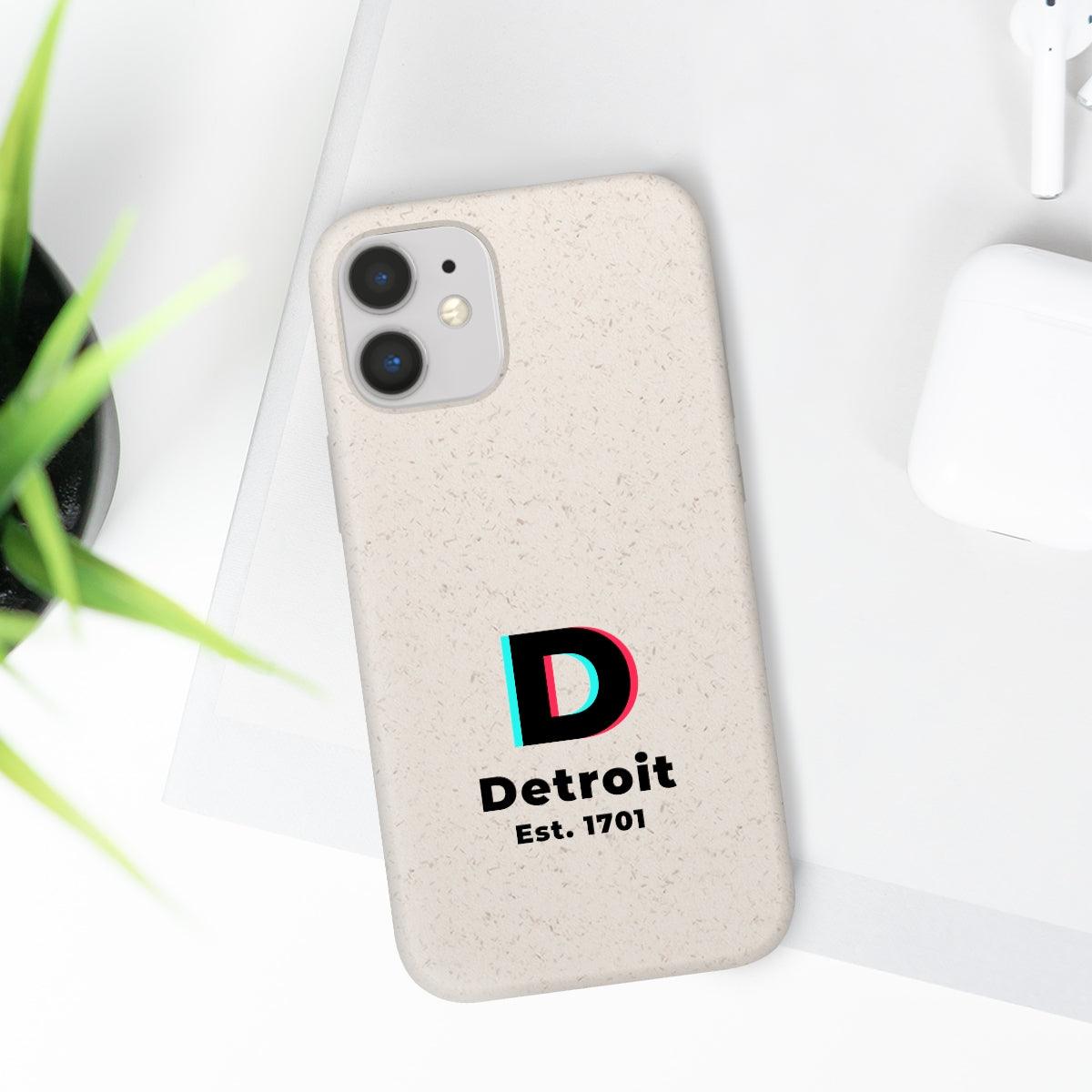 'Detroit Est. 1701' Phone Cases (Social Media Parody) | Android & iPhone - Circumspice Michigan