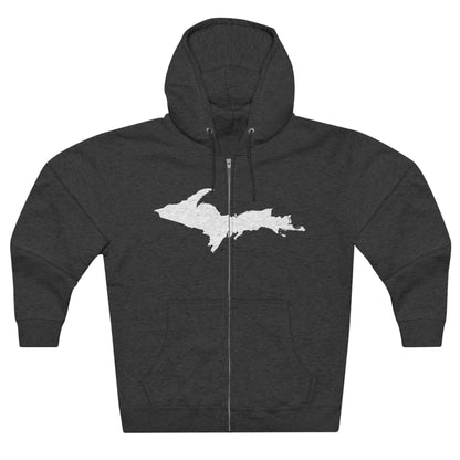 Michigan Upper Peninsula Full-Zip Hoodie (w/ UP Outline)