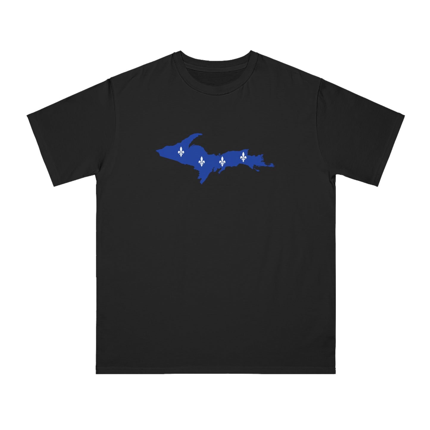 Michigan Upper Peninsula T-Shirt (w/ UP Quebec Flag Outline) | Organic Unisex