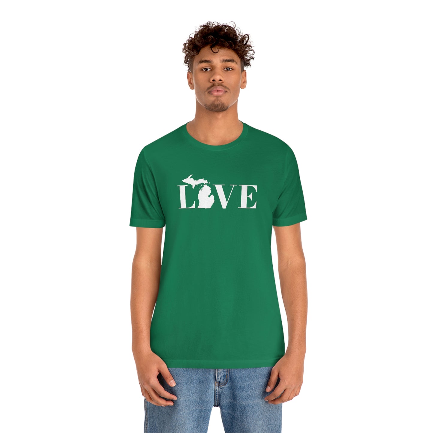 Michigan 'Love' T-Shirt (Didone Font) | Unisex Standard Fit