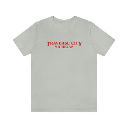 'Traverse City Michigan' ' T-Shirt (1980s Drama Parody) | Unisex Standard Fit