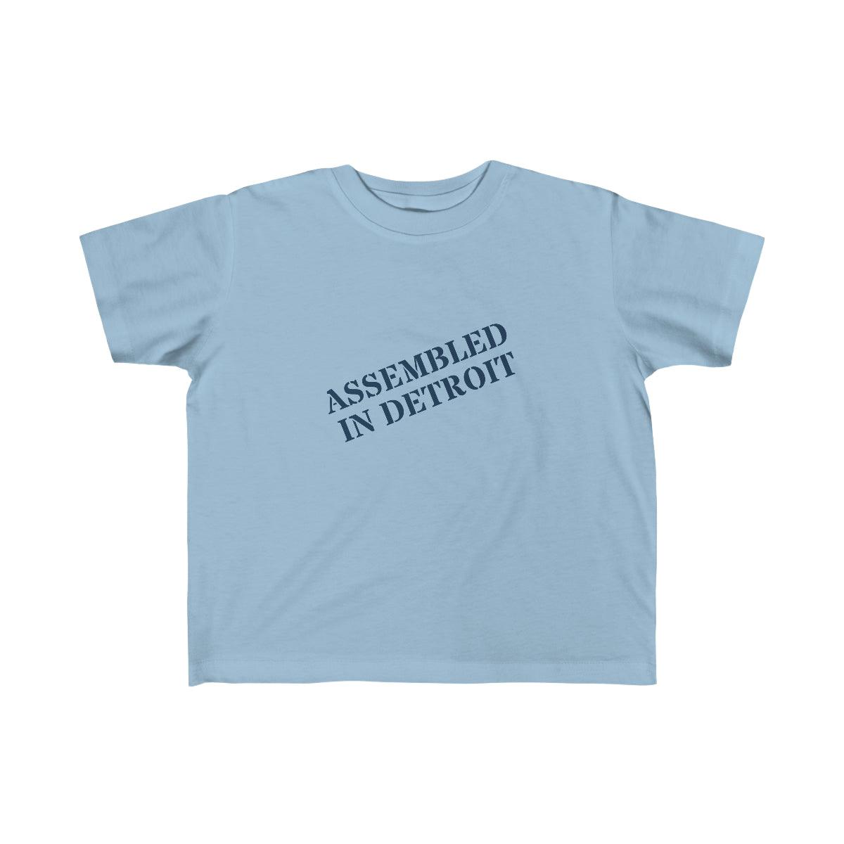 'Assembled in Detroit' T-Shirt | Toddler Short Sleeve - Circumspice Michigan