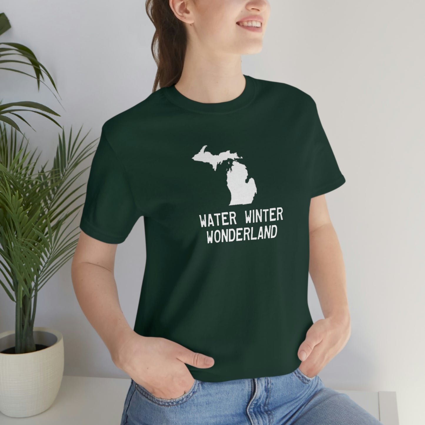 Michigan 'Water Winter Wonderland' T-Shirt | Unisex Standard Fit