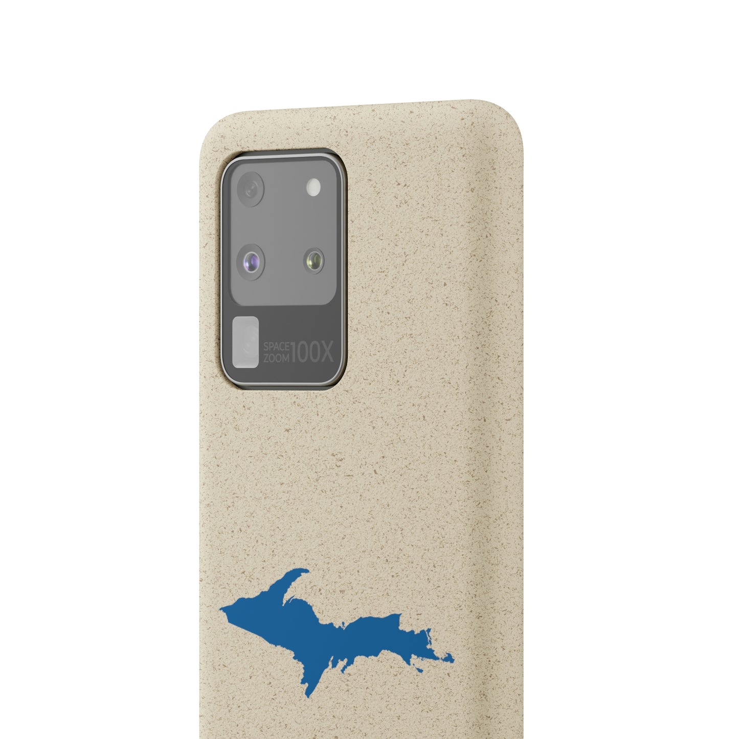 Michigan Upper Peninsula Biodegradable Phone Cases (w/ Azure UP Outline) | Samsung Android