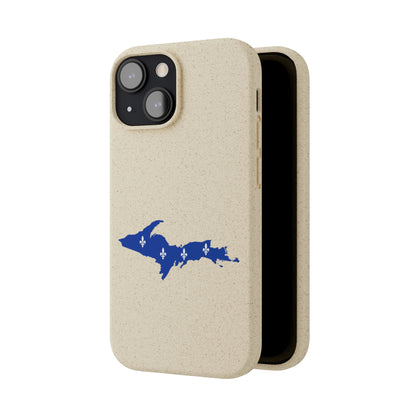 Michigan Upper Peninsula Biodegradable Phone Cases (w/ UP Quebec Flag Outline) | Apple iPhone