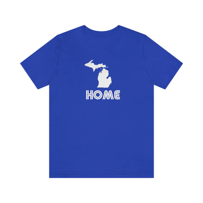 Michigan 'Home' T-Shirt (1970s Audiophile Font) | Unisex Standard Fit