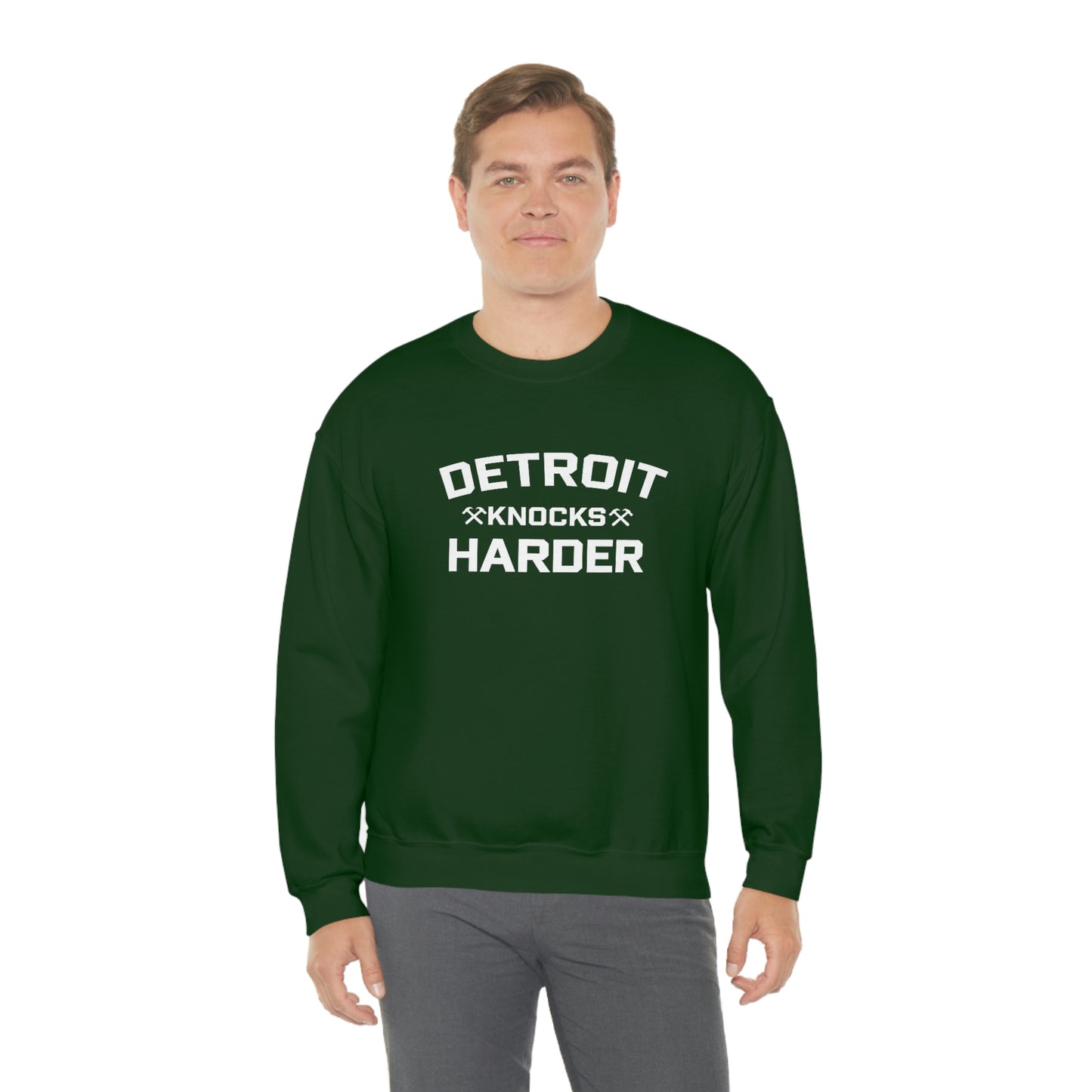 'Detroit Knocks Harder' Sweatshirt | Unisex Standard