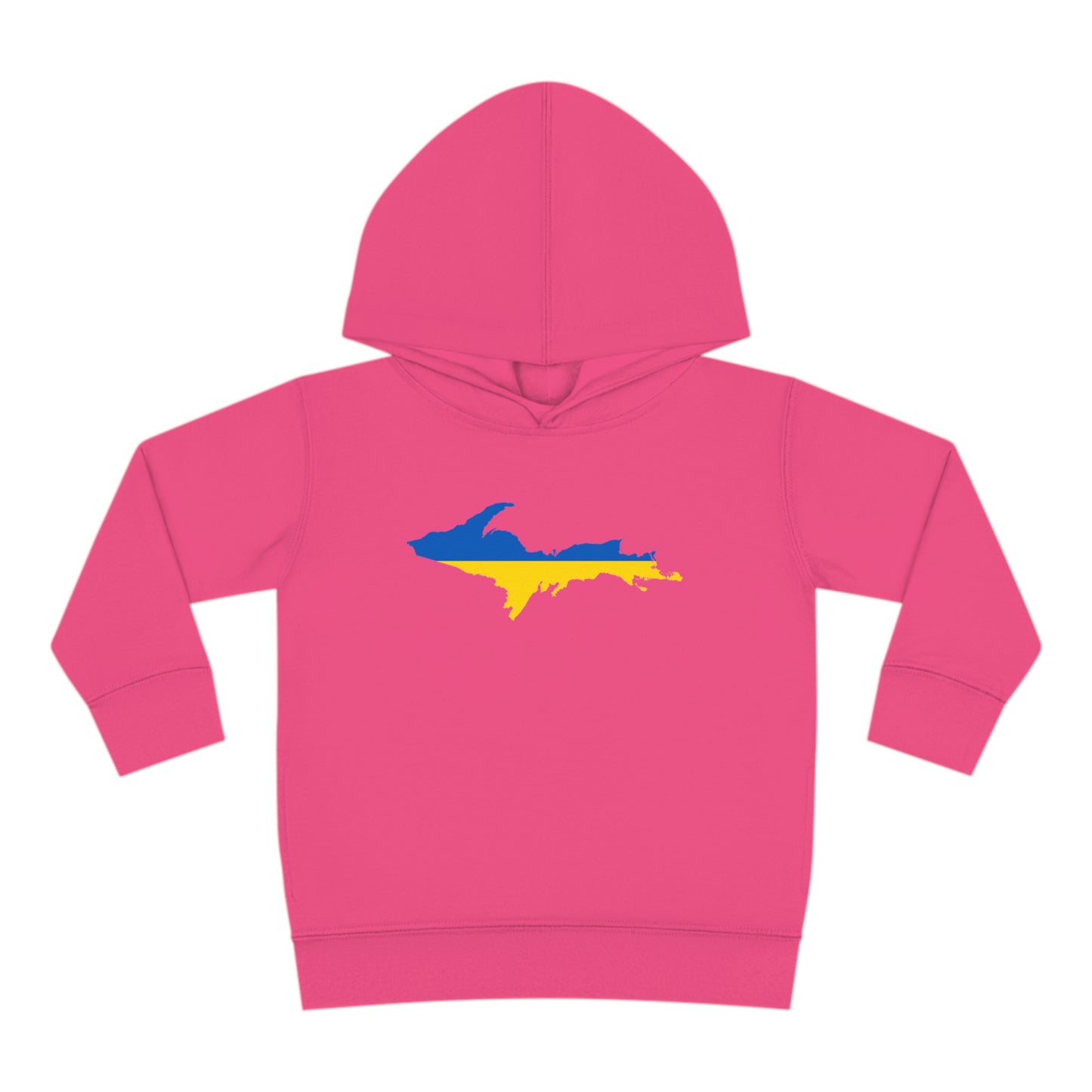 Michigan Upper Peninsula Hoodie (w/ UP Ukraine Flag Outline) | Unisex Toddler