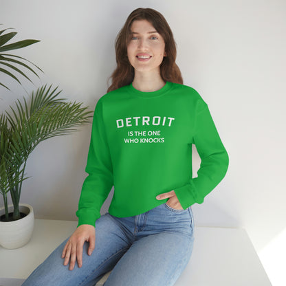 'Detroit is the One Who Knocks' Sweatshirt | Unisex Standard