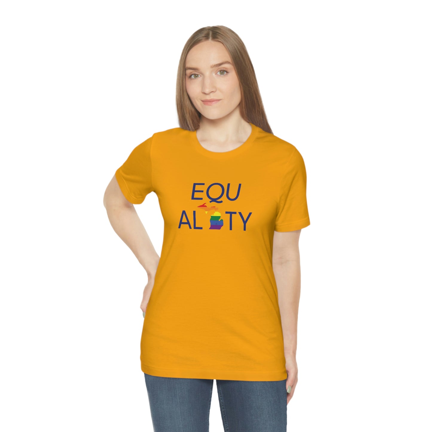 'Equality' Michigan LGBTQ Pride T-Shirt | Unisex Standard Cut