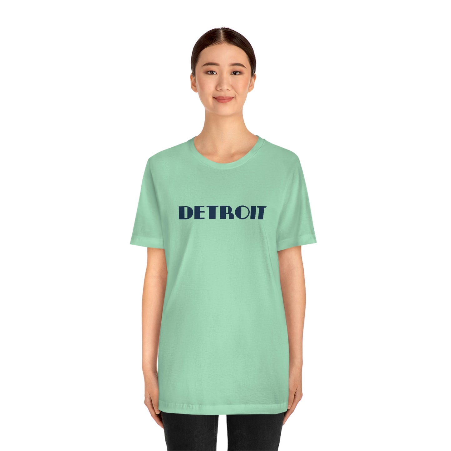 'Detroit' T-Shirt (Art Deco Font) | Unisex Standard Fit