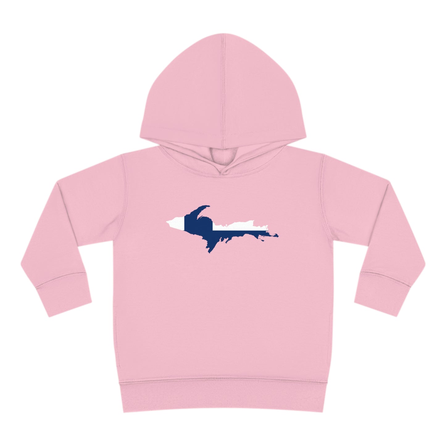 Michigan Upper Peninsula Hoodie (w/ UP Finland Flag Outline) | Unisex Toddler