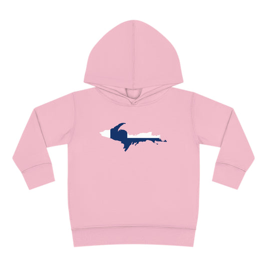 Michigan Upper Peninsula Hoodie (w/ UP Finland Flag Outline) | Unisex Toddler