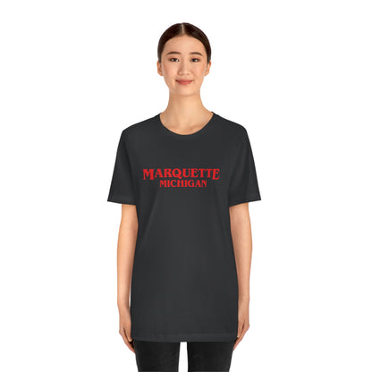 'Marquette Michigan' ' T-Shirt (1980s Drama Parody) | Unisex Standard Fit