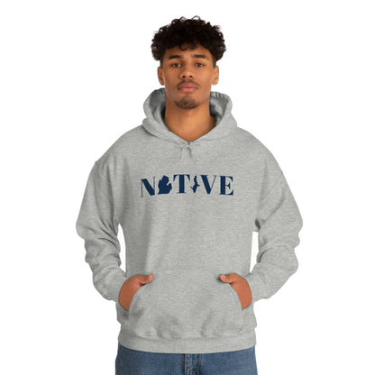 Michigan 'Native' Hoodie (Didone Font) | Unisex Standard