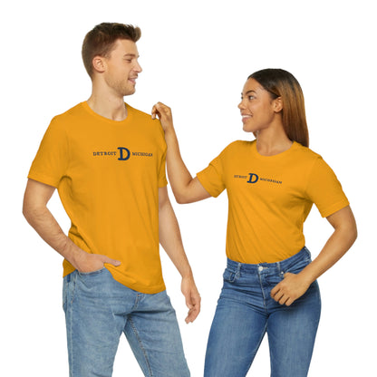 'Detroit Michigan' T-Shirt (w/ Old French D) | Unisex Standard Fit