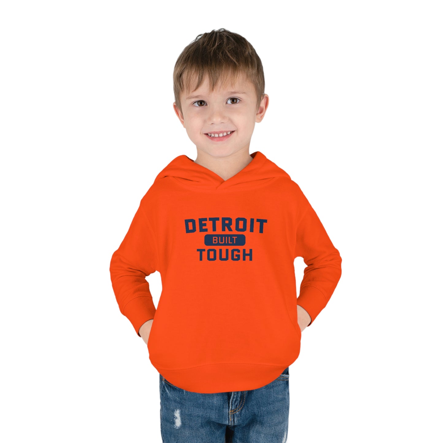 'Built Detroit Tough' Hoodie | Unisex Toddler