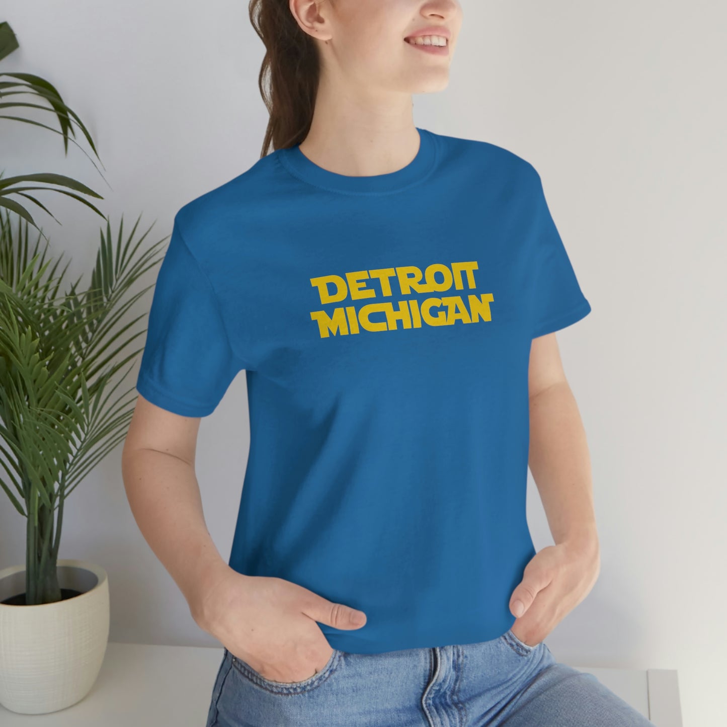 'Detroit Michigan' T-Shirt (1970s Epic Sci-Fi Parody) | Unisex Standard Fit