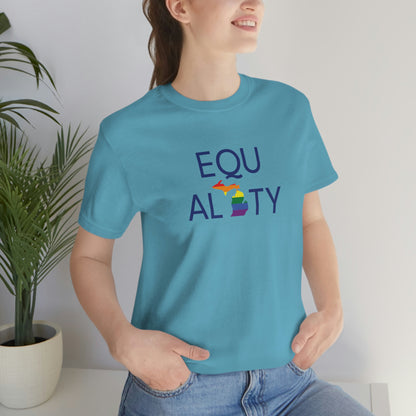 'Equality' Michigan LGBTQ Pride T-Shirt | Unisex Standard Cut