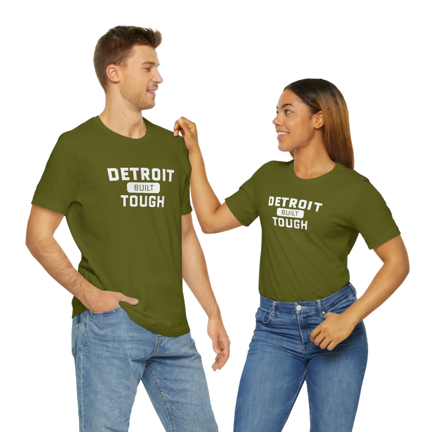 'Built Detroit Tough' T-Shirt | Unisex Standard Fit