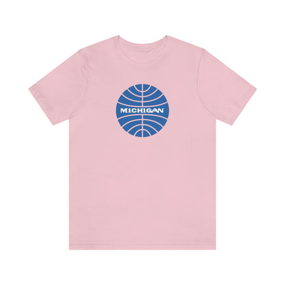 'Michigan' T-Shirt (Retro Airline Parody)  | Unisex Standard Fit