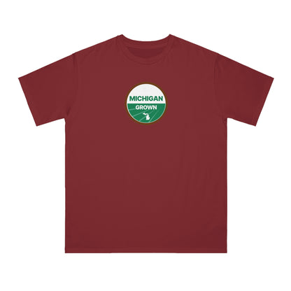 'Michigan Grown' T-Shirt (Agricultural Certification Parody) | Organic Unisex