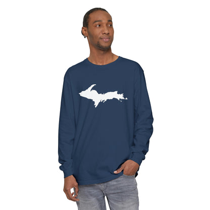 Michigan Upper Peninsula Garment-Dyed T-Shirt | Unisex Long Sleeve