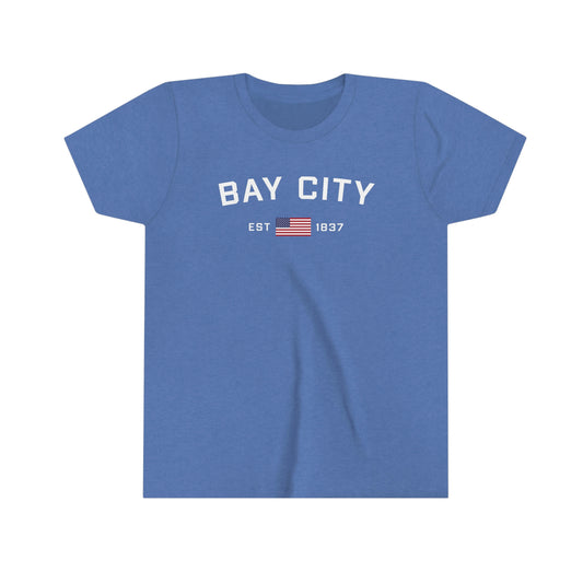 'Bay City EST 1837' T-Shirt | Youth Short Sleeve