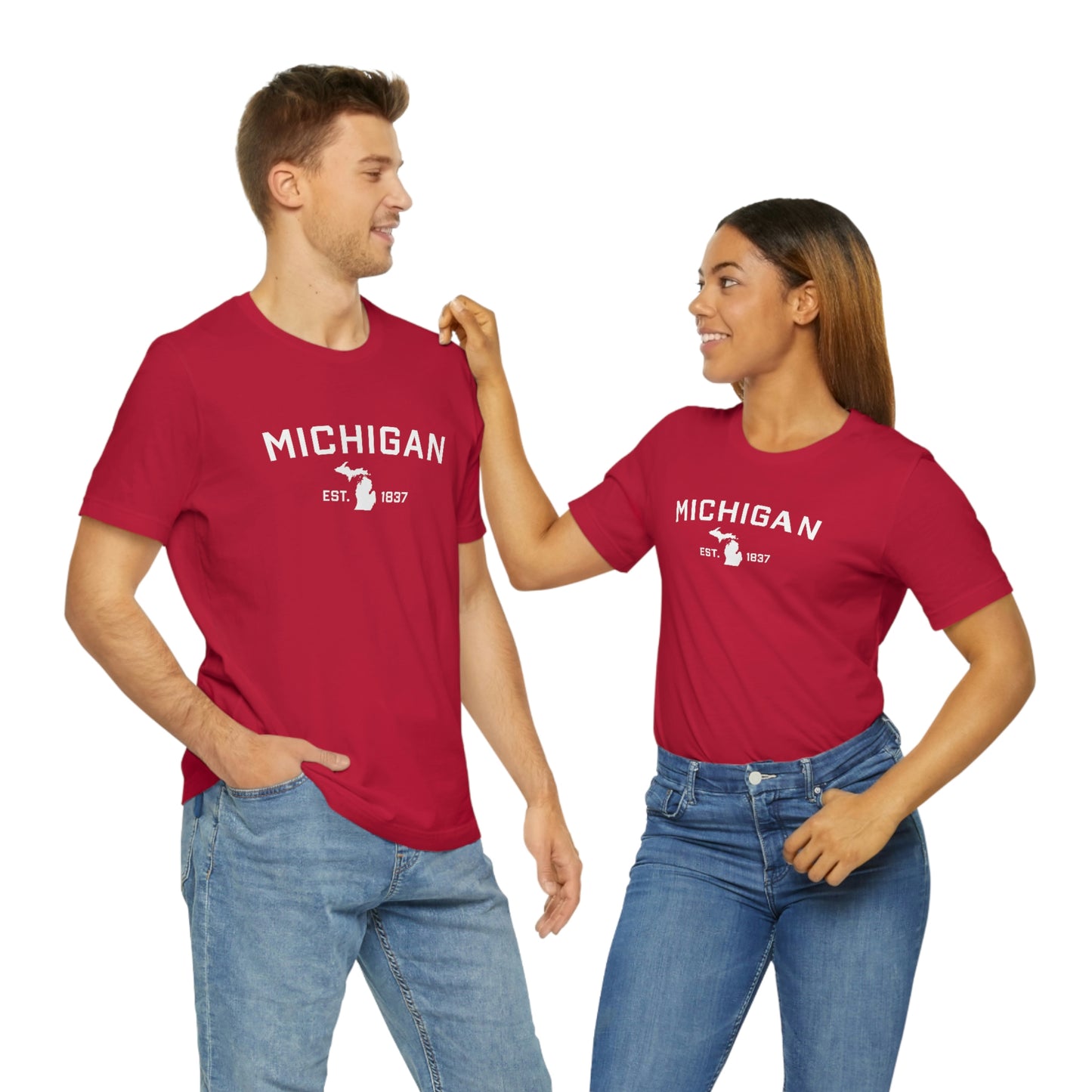 'Michigan EST 1837' ' T-Shirt | Unisex Standard Fit